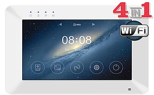 Видеодомофон Tantos Rocky HD Wi-Fi белый