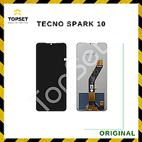 Дисплей (Экран) Tecno Spark 10/Tecno Spark 10C (Kl5q/Kl5m) с тачскрином Черный - ОРИГИНАЛ