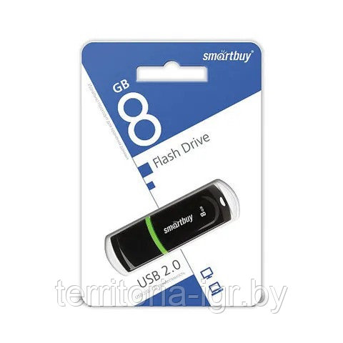 USB-накопитель 8GB Paean SB8GBPN-K черный Smartbuy