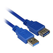 Кабель удлинитель USB 3.0 Am-Af K-870-100 3м. синий Smartbuy