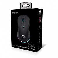 Игровая проводная мышь RUSH X16 SBM-746G-K черный Smartbuy