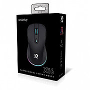 Игровая проводная мышь RUSH X16 SBM-746G-K черный Smartbuy