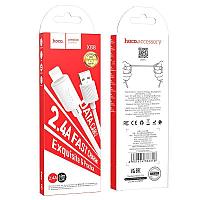 USB дата-кабель Hoco X88 Lightning 1m (белый)