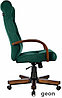 T-9928WALNUT Fabric (зеленый Italia Green/дерево), фото 3