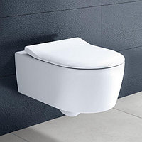 Унитаз подвесной Villeroy&Boch Avento 37x53, Soft Close, безободковый, 5656RS01