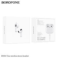 Беспроводные bluetooth наушники Borofone BW81 TWS, белый