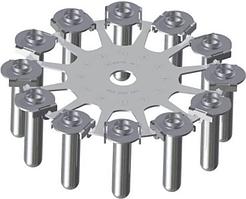 Ротор ELMI 6М.05 (12*15 мл) для СМ-6М / СМ-6МТ в комплекте с адаптерами из нержавеющей стали