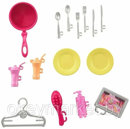 Портативный дом Barbie с мебелью и аксессуарами FXG54, фото 3