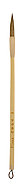 Кисть Pinax для каллиграфии из волка и пони КРУГЛАЯ N 8, 145-2-008
