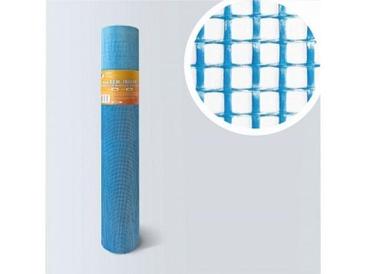 Стеклосетка штукатурная 5х5, 1мх50м, 160, синяя (ЗАВОД № 1) 4814273003752