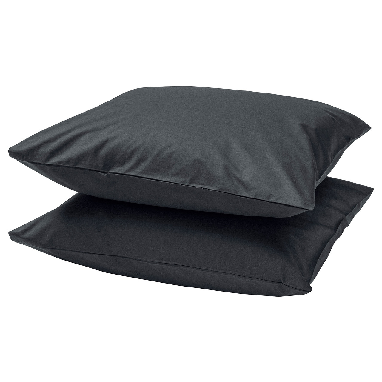 IKEA/  ДВАЛА наволочка , черный, 50x60 см 2шт