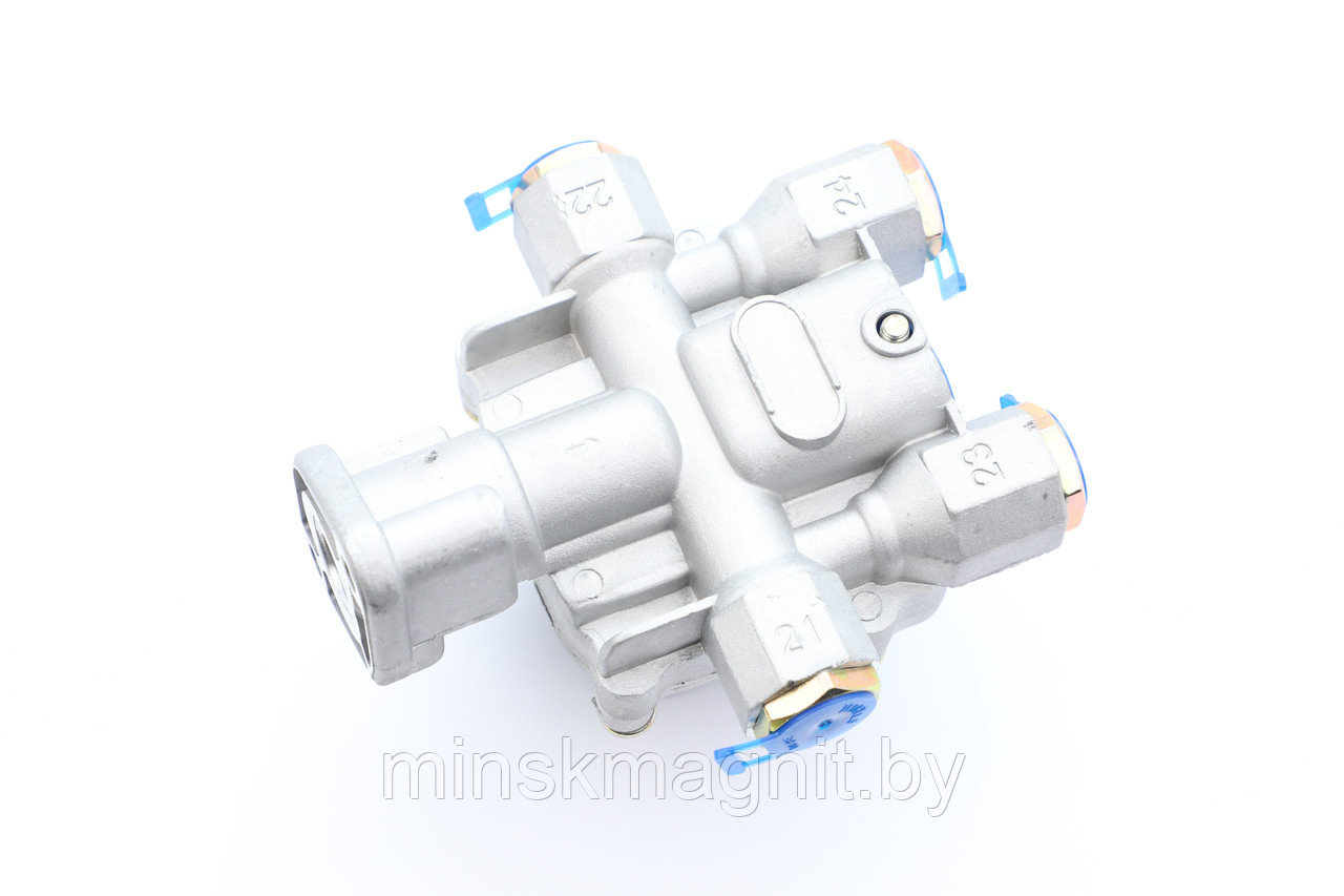 Клапан тормозной 4-х контурный SHACMAN SHAANXI X3000 E5/FAW E5 (DZ96189361084/9347141610)  SHAANXI DZ961893610