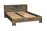 Кровать 33.09-02 Лючия (160 см.) с ортопедическим основанием (Кейптаун/венге) Олмеко, фото 3