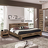 Кровать 33.09-02 Лючия (160 см.) с ортопедическим основанием (Кейптаун/венге) Олмеко, фото 6