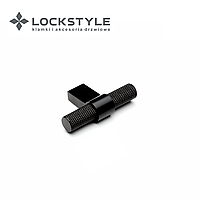 Ручка мебельная SYSTEM SY8774 0008 AL6-AL6 (черный матовый / черный матовый)