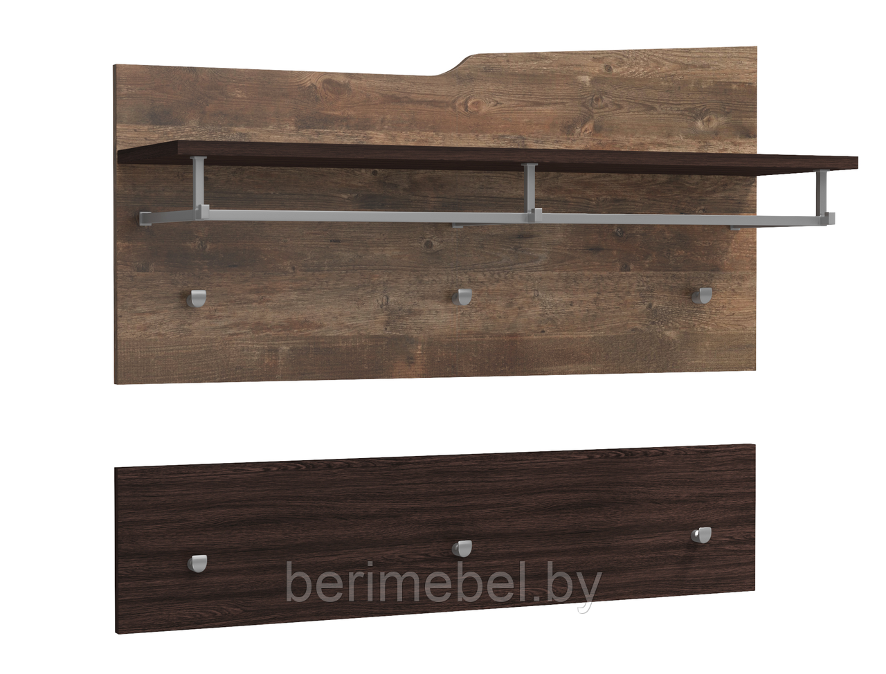 Вешалка 33.24 Лючия Кейптаун/венге Олмеко