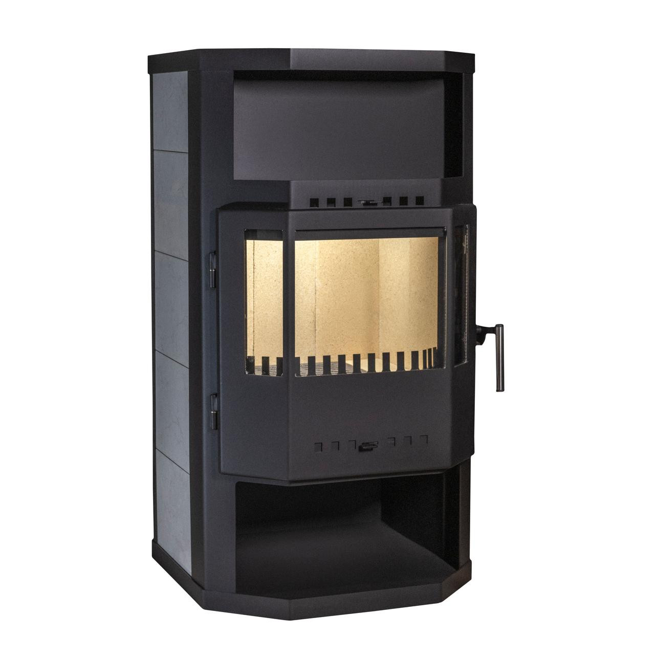 Печь-камин Мета-Бел Ангара АКВА с теплообменником