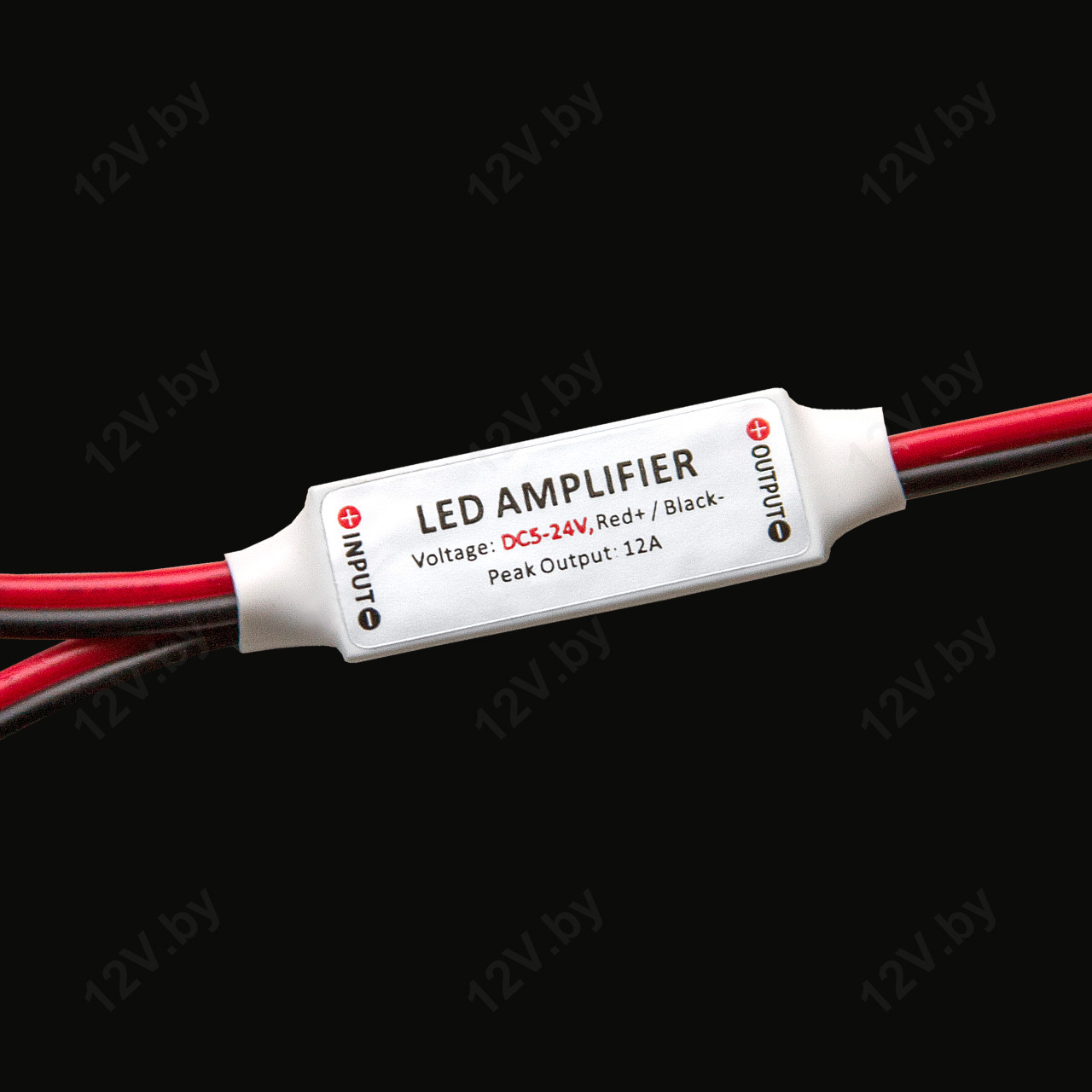 Усилитель для одноцветных лент MINI 12V 144W 1х12A (12V 144W) [S]