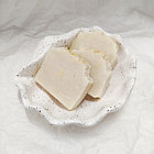 Подсвечник из гипса Ракушка Волна, 200мл Белый с черными брызгами, фото 3