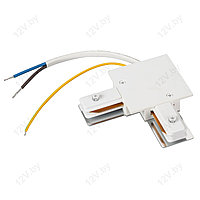 Коннектор угловой с питанием LGD-2TR-CON-L-F-POWER-WH (C) (Arlight, IP20 Пластик, 3 года)