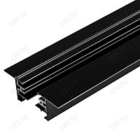 Трек LGD-2TR-TRACK-F-1000-BK-M (C) (Arlight, IP20 Металл, 3 года)