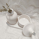 Комплект из гипса из 3х шт белый, фото 2