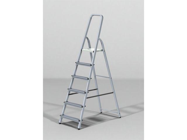 Лестница-стремянка алюминевая 125 см 6 ступ. 4,4кг PRO STARTUL (СТАРТУЛ) (ST9940-06)
