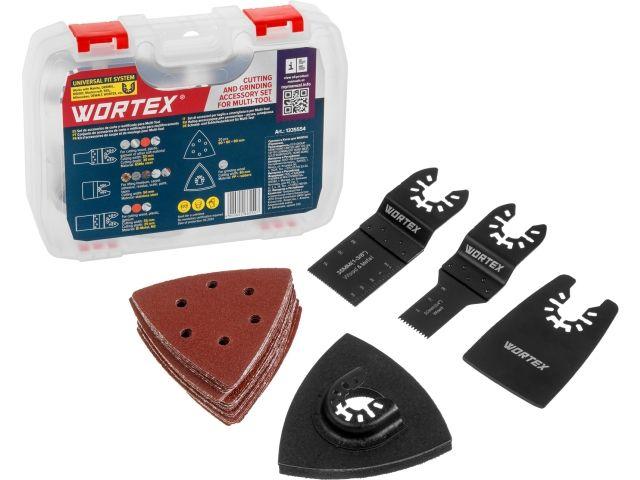 Набор аксессуаров для реноватора WORTEX (Вортекс) 5 предметов в боксе (для резки/шлифовки)