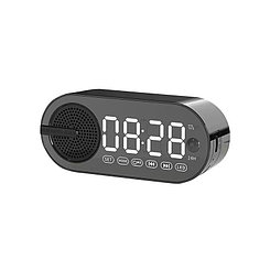 Колонка беспроводная MyTone Sound Clock c часами, черная