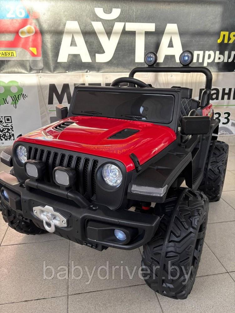Детский электромобиль Baby Driver C222 4WD (вишневый) Полноприводный Jeep
