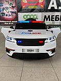 Детский электромобиль Baby Driver S444 (белый, полиция) Range Rover Полноприводный, фото 2