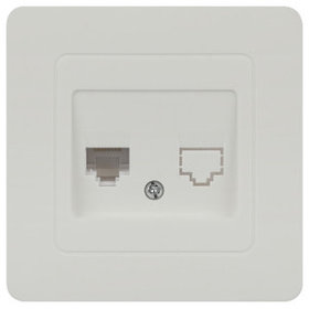 РОЗЕТКА INTRO STYLE 7-303-01 ИНФОРМАЦИОННАЯ RJ45, СУ, БЕЛЫЙ