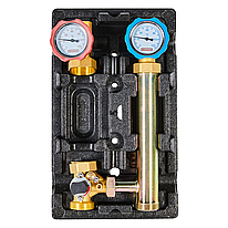 Насосная группа Rommer RDG-1003 с 3-х ходовым приводным смесителем 1", без насоса, левая