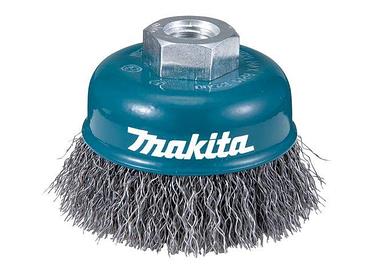 Щетка д/шлиф.маш. проволочная чашечная 75 мм MAKITA (для УШМ, d75 мм, толщ. проволоки 0.5 мм, нержавейка,