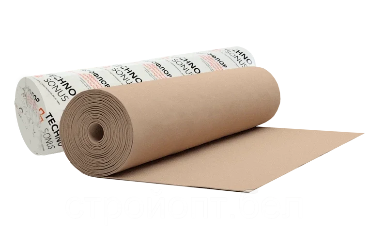 Полотно звукоизоляционное Виброфлор, 4 мм (15 м.кв), РФ