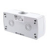 РОЗЕТКА INTRO ATLANTIC 5-203-03 ДВОЙНАЯ С ЗАЗЕМЛЕНИЕМ 2Х2P+E SCHUKO, 16А-250В, IP54, ОТКРЫТОЙ УСТАНОВКИ, СЕРЫЙ, фото 2