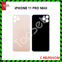 Задняя крышка iPhone 11 Pro Max (стекло) Золото - ОРИГИНАЛ