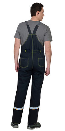 Полукомбинезон СИРИУС-РОДОС черный с темно-серым, фото 2