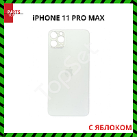 Задняя крышка iPhone 11 Pro Max (стекло) Серебро - ОРИГИНАЛ