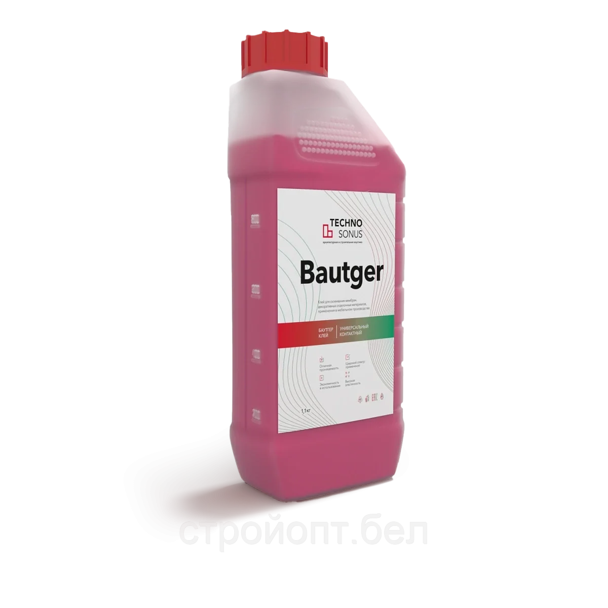 Клей универсальный контактный Bautger, 1 л, Германия