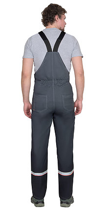 Полукомбинезон СИРИУС-РОДОС темно-серый с черным, фото 2