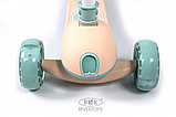 Детский самокат RiverToys HB-818 (розовый) Складной, фото 2
