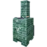 Комплект Гроза 18 (П2) Классика 850/40 Змеевик кирпич, фото 2