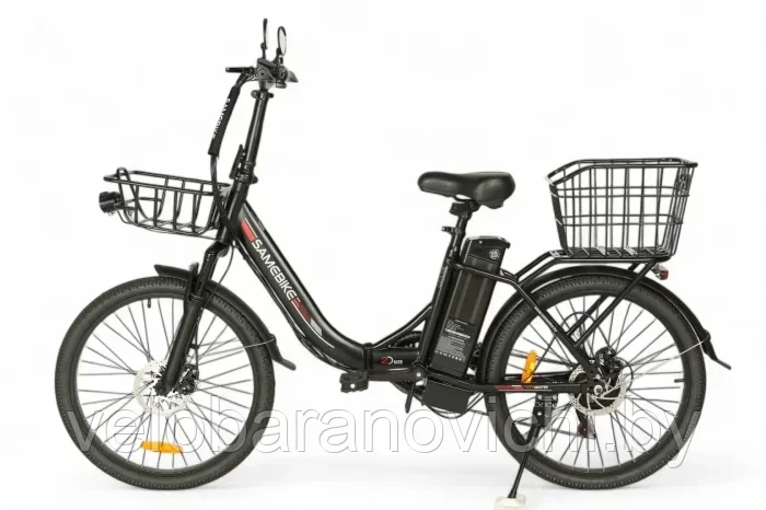 Электровелосипед SameBike City Master черный