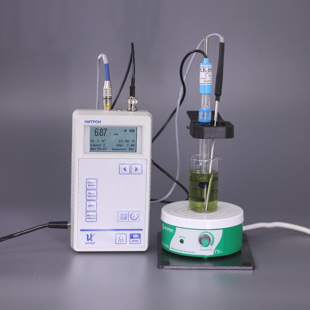 РН-метр - термометр Нитрон - рН
