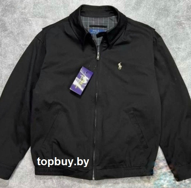 Куртка POLO модель "харрингтон, чёрная.