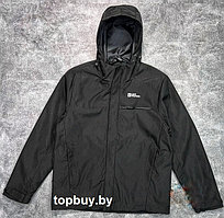 Куртка 3-в-1 Jack Wolfskin, чёрная.