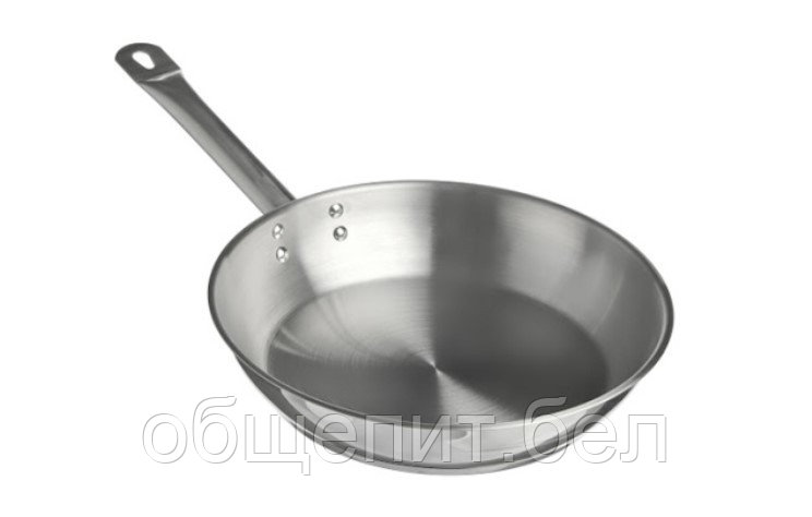 Сковорода 30см б/кр [ОБЩЕПИТ] корпус 0,6мм индукц. дно ТРС 3,5мм