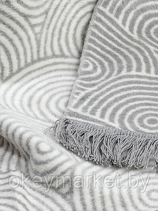 Плед хлопково-акриловый Cotton Cloud размер 150х200 Круги, фото 2
