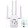 Адаптер - репитер, повторитель, усилитель Wi-Fi сигнала ver.03, до 300 Мбит/с, 4 антенны, белый 559191, фото 2